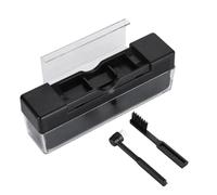 Garneck Vinyl Record Player Cleaning Brush Set with Soft Tender Bristles Lightweight Record Care Tool Kit for Vinyl Accessories and Musical Equipment Maintenance