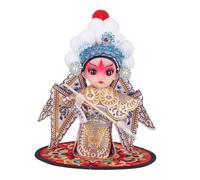 Garneck Vivid Peking Characters Handmade Doll Traditional Chinese Handicraft Figurine for Present