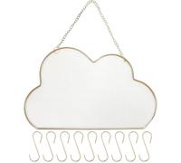 Garneck Wall Jewelry Organizer Hanging Cloud-Shaped Metal Wire Earring and Necklace Holder for Bedroom or Closet Space-Saving Hanging Design