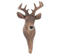 Garneck Wall Mounted Animal Shaped Coat Rack Decorative Farmhouse Resin Hooks for Hats Clothes Coats Versatile Wall Hook for Kitchen Living Room Bedroom and Bathroom