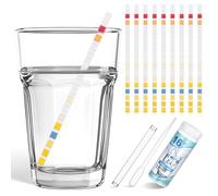 Garneck Water Quality Testing Strips Pet Material 16-in-1 for Drinking Water Lightweight Portable 100pcs Suitable for Restaurants and Offices