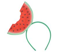 Garneck Watermelon Headband for Women Cute Summer Hair Accessory Comfortable Felt Cloth Hawaiian Headpiece Unique Fruit Design for Parties Festivals Versatile Eye Catching Hairband