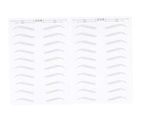 Garneck Waterproof 6D Eyebrow Stickers 2-Piece Set of Simulation Eyebrow Makeup Tools for Shaping and Grooming