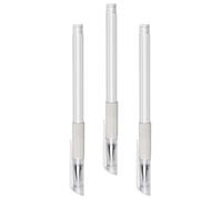 Garneck Waterproof White Oil-Based Eyebrow Tattoo Marking Pen 3Pcs Set for Microblading, Lip Mapping, and Salon Brow Positioning