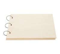 Garneck Wedding Guest Book Reusable Paper Pages Wooden for with Wedding Ceremony Rustic Design to Record and People Present Many Occasions