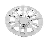 Garneck Wheel Center Cap for Golf Carts and Electric Vehicles Chrome Finish Hub Covers with Quick Installation Protective Decorative Rim Hubcap for Resorts and Sightseeing Cars