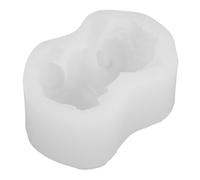 Garneck White French Bulldog Cake Mold for DIY Baking High Temperature Resistant Cookie and Mousse Mold Multi Use Party Dessert Decoration Tool