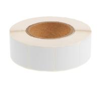 Garneck White Patches Labels Square Self-adhesive Target Stickers Easy Application Copper Plate Sticker Self-adhesive for Shooters Indoor Ranges Practice