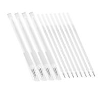 Garneck White Tattooing Pen for Eyebrow and Lip Makeup Precise Mapping Marker with Transparent Body Pens Refills Fine Tip for Crisp Detailed Lines and Professional Beauty Use