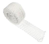 Garneck White Woolen Yarn Meat Netting Roll with Excellent Ventilation 1 Roll and Good Stability for Cooking Twine for Kitchens and Homes for Meat and Sausage Packaging
