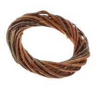 Garneck Wicker Wreath 12cm round Willow Ring for DIY Crafting Small Hanging Wreath Decor Suitable for Christmas Wedding Festival Home Decoration