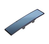 Garneck Wide Angle Auto Interior Rear View Mirror for Cars with Pet Explosion Film Glare and Distortion Easy Installation Replacement for Safer Driving