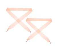 Garneck Wide Chiffon Ribbon Shoelaces for Women Sneakers Sandals and High Heels Soft Satin Flat Lace with Snow Yarn Texture Decorative Candy Color Ribbon Laces for Secure and Comfortable