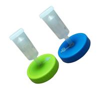 Garneck Wide Mouth Fermenter Lids for Mason Jars Airtight Kitchen Storage Covers in Green Blue Reusable Detachable Pickling and Fermentation Jar Caps Easy to Clean for Food Preservation