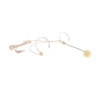Garneck Wired Speaking Headset Microphone with Noise Canceling Condenser for Stage Performances and Public Speaking, Skin Tone Colour, 3.5Mm L-Shaped Plug