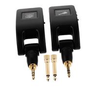 Garneck Wireless Guitar System Transmitter and Receiver 2.4ghz Cordless Audio Pickup for Electric Guitar and Wind Instruments with Built-in Rechargeable Battery, One-to-one Channel