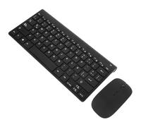 Garneck Wireless Keyboard and Mouse Combo Latin Spanish Layout, Simple 2.4Ghz Wireless Keyboard with Mouse, Compact Computer Accessory for Office and Typing Practice