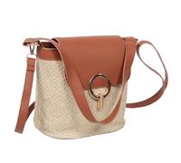 Garneck Women's Summer Straw Bag: Boho Crossbody Bucket Bag for Summer Beach - Large Capacity Bucket Handbag for Phone Cosmetics Essentials