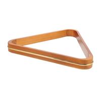 Garneck Wood Billiard Rack Pool Billiard Display Rack Triangle Holder Smooth Surface Pine Material Easy to Store Light Brown Colour for Playing