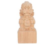 Garneck Wood Finials Drapery Rod Finials Decorative Solid Wood Material Roman Bridge Design Khaki Color Craftsmanship Stability Interior Decor