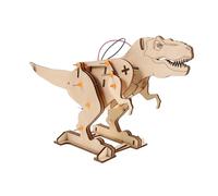 Garneck Wooden Dinosaur Model Kit for Kids Educational STEM Building Projects Realistic Action Figures DIY Science Experiment Set for Boys and Girls