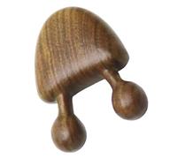 Garneck Wooden Face Acupoint Massage Comb, Small Handheld Creative Sandalwood Massager Tool for Eye and Facial Acupoint Therapy, Portable Natural Wood Craft Massage Device for Relaxation