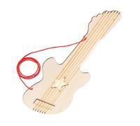 Garneck Wooden Homemade Guitar Kit Boys and Girls Diy Music Instrument Guitar Toy for Creative Art and Craft