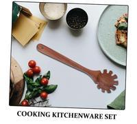 Garneck Wooden Kitchen Utensils Set Smooth Finish Pot-Friendly Cooking Tools for Stirring Frying Serving Nonstick Safe Natural Wood Utensil Set for Home Kitchen Cooking and Festivals