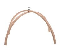 Garneck Wooden Mobile Frame for Nursery and Bedroom, Bamboo Wind Chime Holder with Sturdy Structure and Safe Design, Room Accessories for DIY Handmade Hanging Ornament