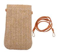 Garneck Woven Crossbody Phone Bag Small Straw Purse for Women for Summer Outings for Beach Shopping and Dating Fits Smartphones