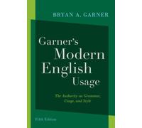 Garner's Modern English Usage