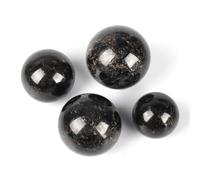 Garnet Ornaments Stone Polished and Artworks Crafts,Black,1000g