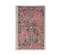 Garnet (Silver Filigree Collection) Mini Lined Softcover Flexi Journal: Flexi softcover, 80 gsm, ribbon marker, memento pouch, elastic closure