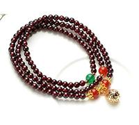 Garnet Wine Red Garnet Female Multi-Circle Transfer Crystal Chain Couple Transfer Beads