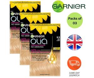 Garnier 60% Oil Intense Long-Lasting Colour Optimal Scalp Comfort - Packs of 3