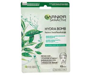 Garnier 860-44695 Skinactive Hydrabomb Moisturising Facial Mask 50 ml | Removes Excess Gloss, for a Healthy Appearance, Suitable for Combination to Oily Skin, SkinActive