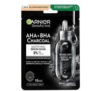 Garnier AHA + BHA Charcoal Mattifying Serum Sheet Mask 28g