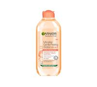 Garnier All-in-1 Micellar Water, Removes Make-Up, Cleanses, Exfoliates & Boosts Glow, Suitable for Face + Lips + Eyes, 1% PHA & Glycolic Acid, Vegan, Gentle Peeling, 400ml
