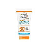 Garnier Amber Solar Latte Solar Protection for Children Advanced Sensitive Kids, Water, Salt and Chlorine Resistant, Hypoallergenic, with Very High Protection, Mini Travel Size 50 ml