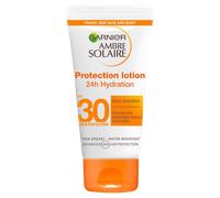 Garnier Ambre Solaire Ultra-Hydrating Shea Butter Sun Protection Cream SPF30, Hydrating High Sun Protection Lotion SPF30 Handy Handbag Format 50 ml Travel Size
