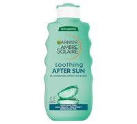 Garnier Ambre Solaire After Sun Lotion Moisturizing Soothing Cream, with Naturally Derived Aloe Vera, Instant Cooling Effect, Upto 24HR Hydration, 175ml