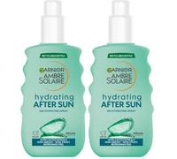Garnier Ambre Solaire After Sun Spray for Face & Body, Hydrating & Refreshing Sunscreen, Ultra-Light Soothing Formula, Refreshing Feel, Non-Greasy, Non-Sticky 150ml (Pack of 2)