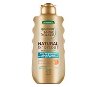 Garnier Ambre Solaire Fake Tan Natural Bronzer Easy Self Tan Lotion, Natural & Streak Free Fake Tan, Hydrates & Nourishes Skin with Apricot Oil & Vitamin E, Lasts Up to 1 week, Vegan Formula, 175ml