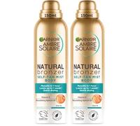 Garnier Ambre Solaire Fake Tan, Natural Bronzer Quick Drying Dark Self Tan Body Mist, Intense & Streak Free Fake Tan, Lasts Up to 1 week, Vegan Formula, Radient Glow For All Skin Types, 150ml