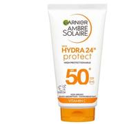 Garnier Ambre Solaire SPF 50+ Hydra 24 Hour Protect High protection UVB & UVA hydrating sun cream lotion, One Colour, Women One Colour