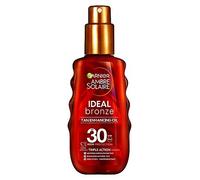 Garnier Ambre Solaire Ideal Bronze Protective Oil SPF30 Sun Cream Spray 150ml