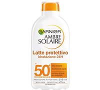 Garnier Ambre Solaire Latte Protection IP 50+, Very High Protection, 24H Hydration, 200 ml