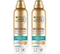 Garnier Ambre Solaire Natural Bronzer Quick Drying Body Self Tan Mist, Medium,