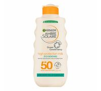 Garnier Ambre Solaire Ocean Conservancy Sunscreen, SPF 50, Water-Resistant, 24H Hydration UVA and UVB Protection 100% Recycled Bottle