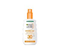 Garnier Ambre Solaire Sun Cream SPF 30 Hydra 24 Hour Protect High Protection UVB & UVA Hydrating Sun Lotion, Enriched with Vitamin E, Water Resistant, Non-Greasy, Fast Absorbing 150ml